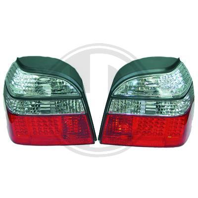 -STOPURI CU LED VW GOLF III FUNDAL RED/CRISTAL -COD 2212996